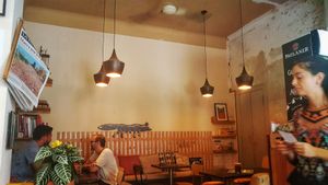 Inside at Chelo Cafe in Barcelona