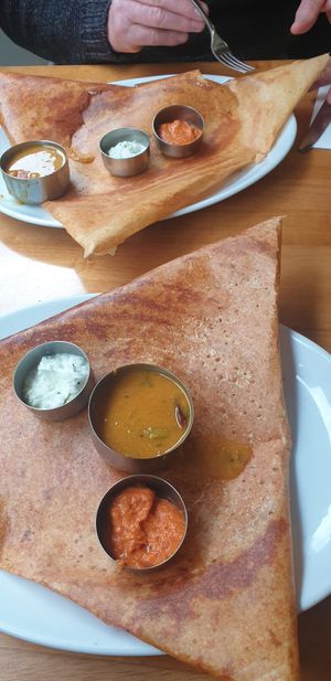 Masala Dosa at Koinonia in Newark