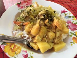 30 baht at Thai Vegetarian Food in Chiang Mai