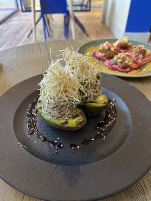 Palta asada  at Verde Sazon in Santiago