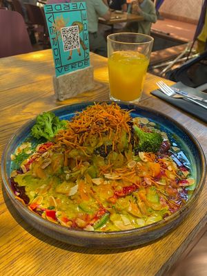 Curry verde #Veganuary at Verde Sazon in Santiago