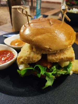 Pan club verde at Verde Sazon in Santiago