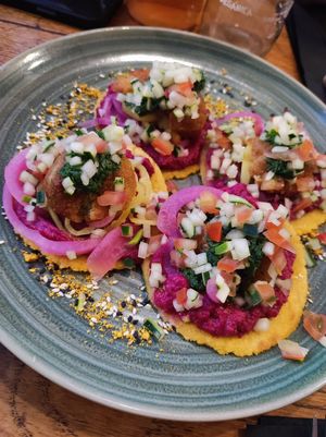 Latino de medio oriente (entrada) at Verde Sazon in Santiago