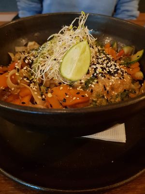 Vegan tallarín  at Verde Sazon in Santiago