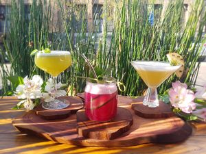 Author mixology at Verde Sazon in Santiago