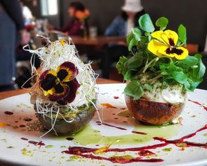 Roasted Avocado at Verde Sazon in Santiago