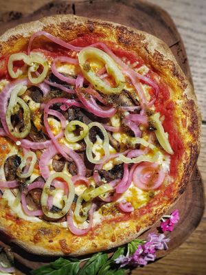 Pizza nights! at Verde Sazon in Santiago