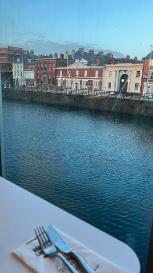 Stunning river side views  at Pizza Express in Hull