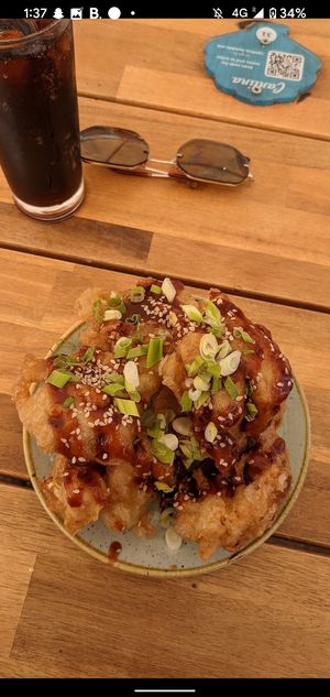 Korean fried cauliflower at Cantina in Paignton