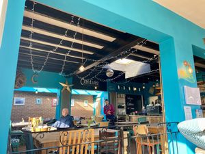 Inside decor  at Cantina in Paignton