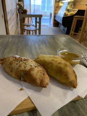 Tofu and Seitan empanadas   at Dempanadas in Valencia