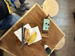 soy & vegan chicken empanadas   at Dempanadas in Valencia