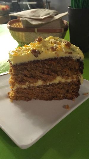 Carrot Cake at Dempanadas in Valencia