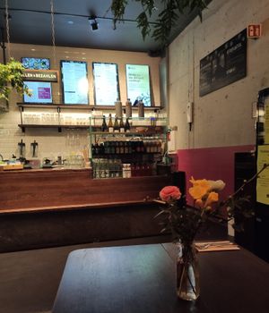 Inside the restaurant at Beetnut in Zurich