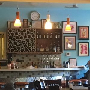 Beverage area at Noodle in College Park