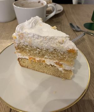 Mandarinen Torte  at Katzencafe Miezhaus in Bielefeld