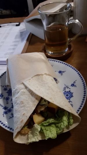 Herbst Wrap at Katzencafe Miezhaus in Bielefeld