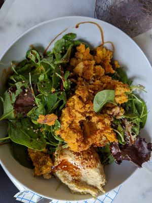 Mediterranean salad at Hoppipolla Yoga Cafe in Lund