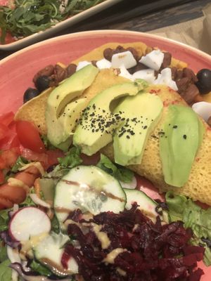 Vegan tacos  at Raizes in Quarteira