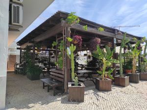 Outside at Raizes in Quarteira