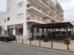 Outdoor seating! at Raizes in Quarteira