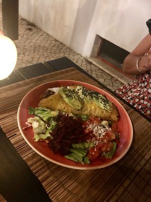 Bean wrap at Raizes in Quarteira