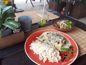 Tofu Steak at Raizes in Quarteira