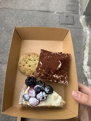 Vegan desserts  at PappaGioia in Florence