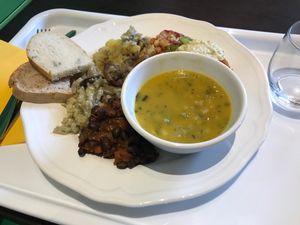 The plates are big and you get a good amount of food at PappaGioia in Florence