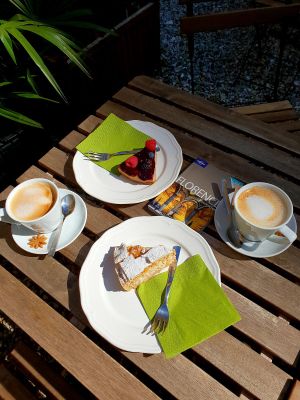 Vegan breakfast delights... at PappaGioia in Florence