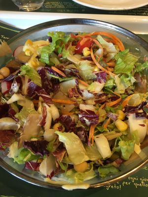 Mixed salad  at PappaGioia in Florence