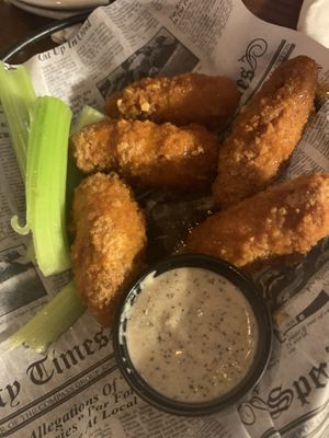Vegan Buffalo Garlic Wings  at Hell's Kitchen in Wilmington