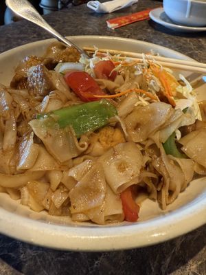 Vegan Drunken Noodle   at Chon Thai Food in Chandler