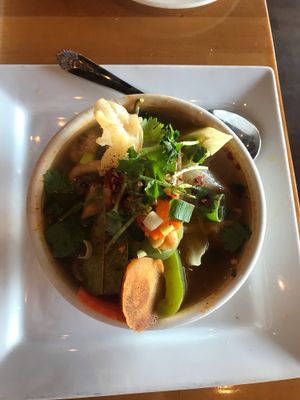 Tom Yum with veggies (no tofu)  at Chon Thai Food in Chandler
