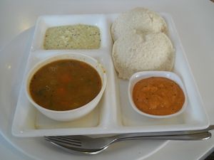 Idli Sambhar at Sajangoth - Kamaladi in Kathmandu