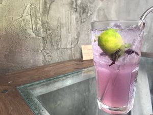 Iced tea at Big Bite Home Style Veggie Cafe in Koh Tao