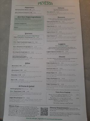 Vegan menu 🌱 at Pizza Express  in Perth