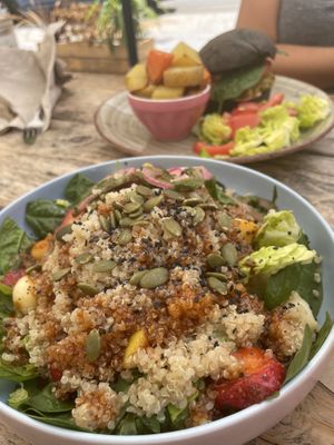 Lunch  at Nude Cafe in Ibiza