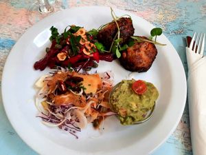 Nut patties at Atlas Bar in Copenhagen