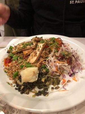 Manila tofu at Atlas Bar in Copenhagen