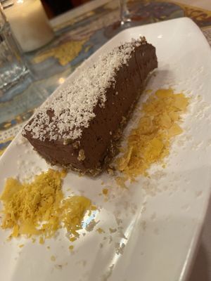 Chocolate cake   at Atlas Bar in Copenhagen