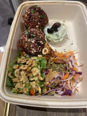 Beetroot Pattie’s   at Atlas Bar in Copenhagen