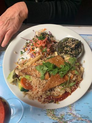 Manila tofu at Atlas Bar in Copenhagen