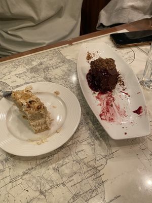 the chocolate cake was incredible 😍  at Atlas Bar in Copenhagen