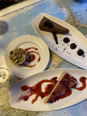 Amazing cakes  at Atlas Bar in Copenhagen