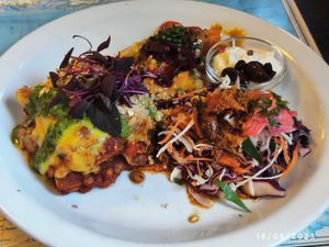 Lasagna at Atlas Bar in Copenhagen