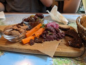 Snaks for starters. at Atlas Bar in Copenhagen