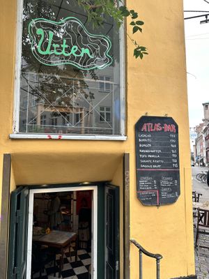 Outside  at Atlas Bar in Copenhagen
