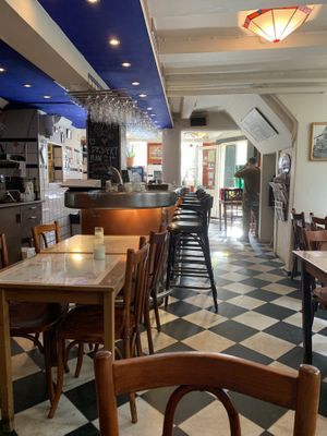 Lovely restaurant 💚💚💚  at Atlas Bar in Copenhagen