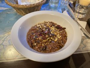 Risotto  at Atlas Bar in Copenhagen